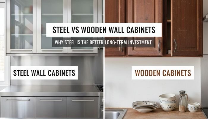 Steel vs Wooden Wall Cabinets