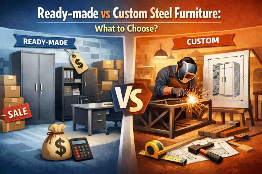 Ready-made vs Custom Steel Furniture