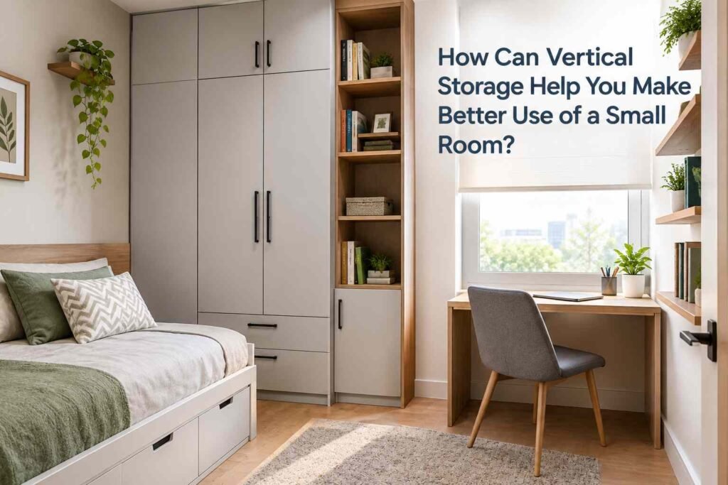 vertical storage ideas for small rooms